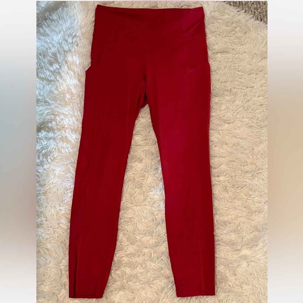 Lululemon Red Leggings